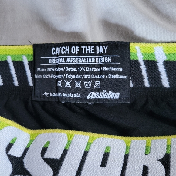 Aussiebum Hip Rise Black Mesh briefs - Size S - Picture 3 of 3